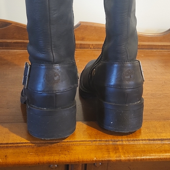 Timberland Lexxis Tall Black Leather Riding Boot - Picture 5 of 8